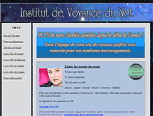 Tablet Screenshot of institut-de-voyance-du-net.com